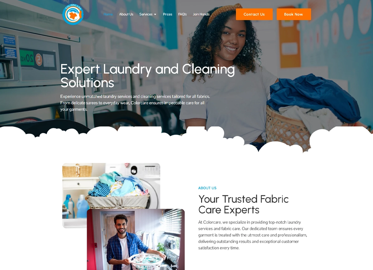 Codebold Built Colorcare Website